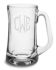 Monogrammed Beer Mugs, Triple-Initial, Set of 4