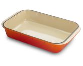 Le Creuset Rectangular Baker, Large, Flame