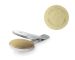 Interchangeable Embosser Plate, Round Address with Initial