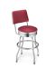 Cushion-Back Diner Stools, 24"