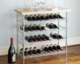 Metro Steel Shelving Wine Rack