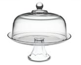 Glass Domed Cake Plate/Punch Bowl