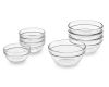 Glass Prep Bowls, Set of 8