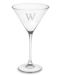 Monogrammed Martini Glasses, Single-Initial, Set of 4