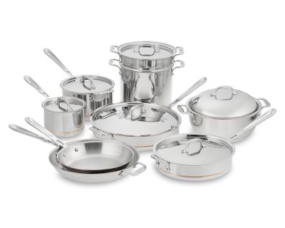 All-Clad Copper Core 15-Piece Set, with Gift