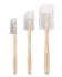 Personalized Silicone Spatulas, Clear, Set of 3