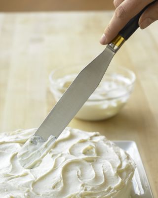 Flat Stainless-Steel Icing Spatula