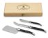 Laguiole Cheese Knives, Black, Set of 3