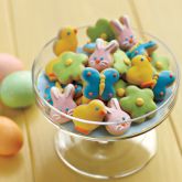 Mini Iced Easter Sugar Cookies