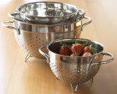 Stainless Steel Colander, 5 1/2-Qt., Large