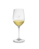Monogrammed Riedel Vinum Chardonnay Glasses, Set of 2