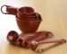 Melamine Measuring Cups & Spoons, Empire Red