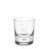 Monogrammed Bubble Base Double Old-Fashioned Glasses, Triple-Initial, Set of 4
