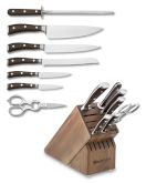 Wüsthof Ikon Blackwood 8-Piece Knife Block Set, with Gift