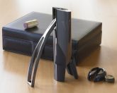 Monogrammed Screwpull Black Nickel Wine Opener Set