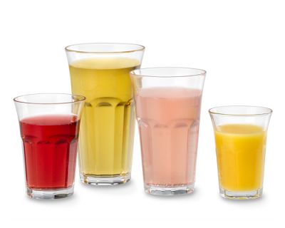 Siena Glass Tumblers, Assorted, Set of 24
