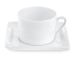 Apilco Zen Cups & Saucers, Set of 2