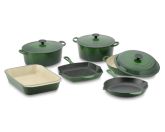 Le Creuset 9-Piece Cookware Set, Sonoma Green