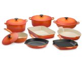 Le Creuset 12-Piece Cookware Set, Flame