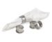 Pewter Napkin Rings, Set of 4