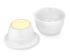Emile Henry Auberge Butter Pot, White