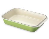 Le Creuset Rectangular Baker, Large, Lemongrass