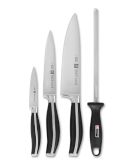 Henckels Twin Cuisine 3-Piece Starter Knife Set with Bonus Steel
