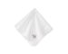 Monogrammed Hotel Cocktail Napkins, White, Set of 6