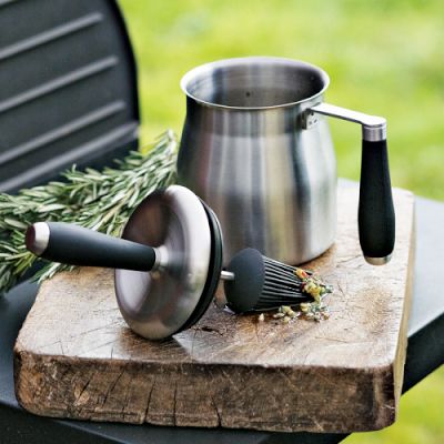 Basting Sauce Pot & Brush