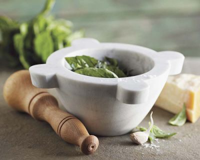 Marble Mortar & Pestle