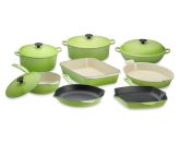 Le Creuset 12-Piece Cookware Set, Lemongrass
