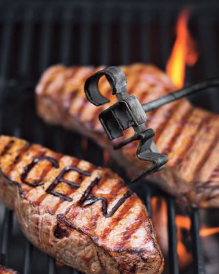 Monogrammed Forged Steak Brand