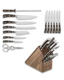 Wüsthof Ikon Blackwood 15-Piece Knife Block Set, with Gift