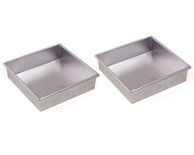 Williams-Sonoma Commercial-Quality Square Cake Pan, 8", Set of 2