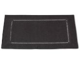 Rustic Hemstitched Placemats, Set of 4, Gray