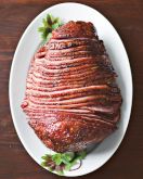 Niman Ranch Maple-Bourbon Glazed Whole Ham, Spiral-Sliced