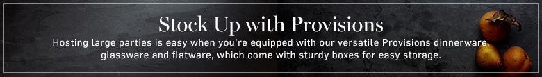 Stock Up with Provisions Stock Up with Provisions