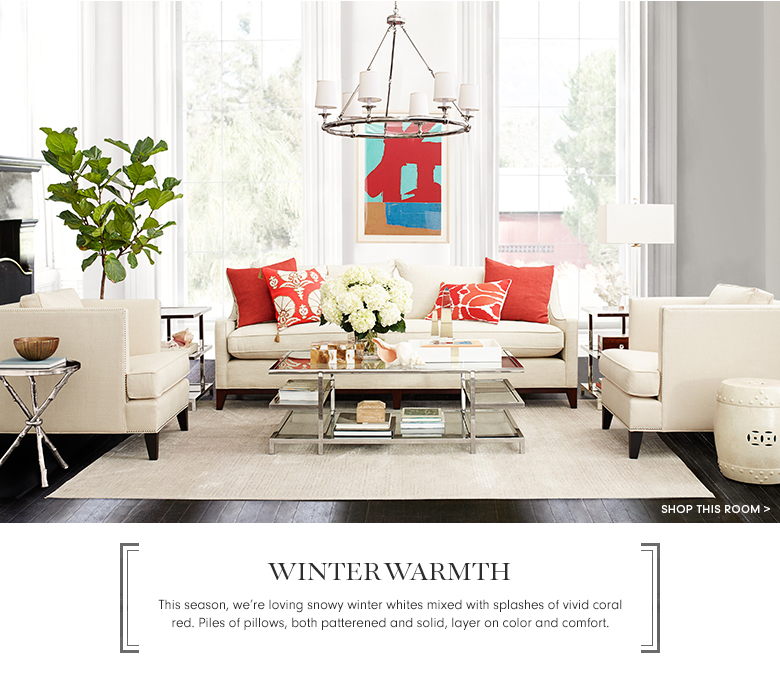 Winter Warm Furniture Collection Williams Sonoma Home Winter Warmth