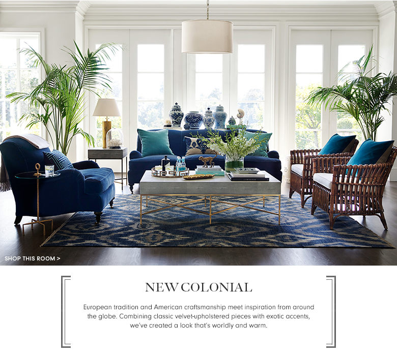 New Colonial Furniture And Home Decor Williams Sonoma New Colonial