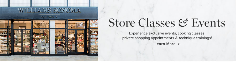 Locator Williams Sonoma Learn More