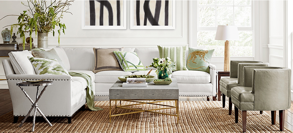 Addison Faux Shagreen Living Room Williams Sonoma