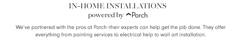 In-Home Installations In-Home Installations