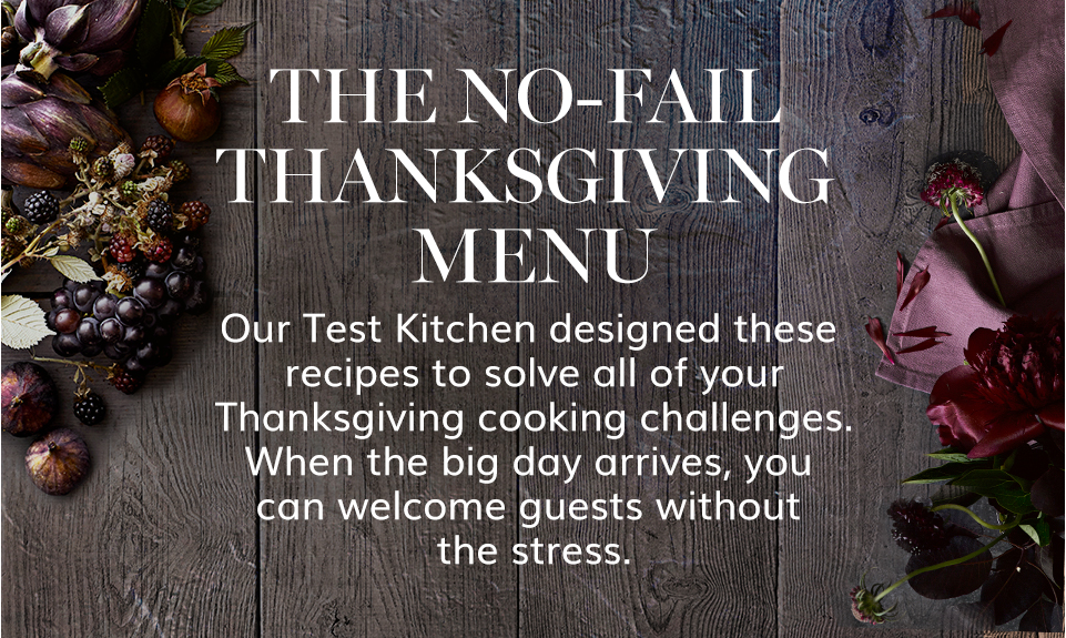 Thanksgiving Menu Williams Sonoma