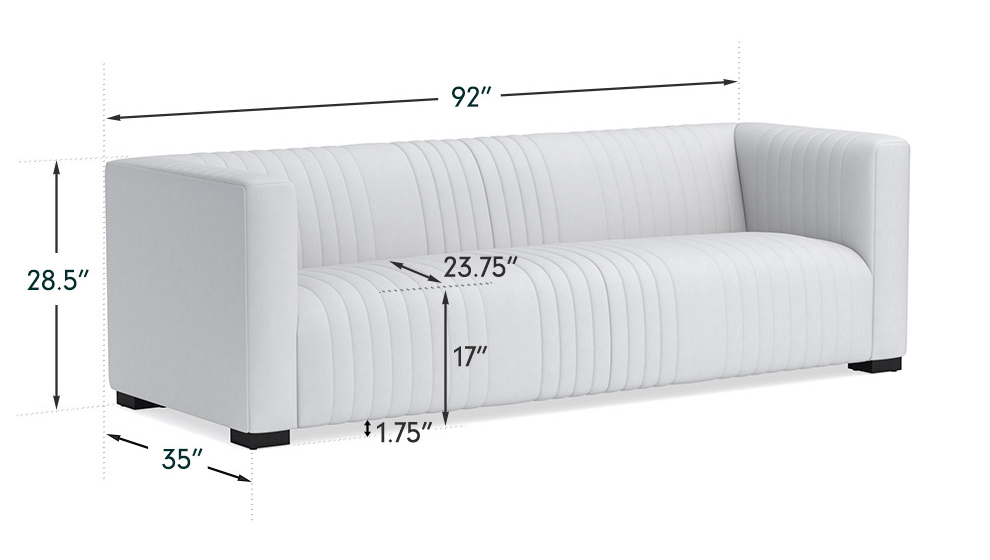 Channeled Sofa Channeled Sofa