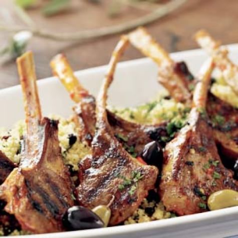 Grilled Lamb Chops with Harissa Grilled Lamb Chops with Harissa