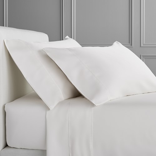 Online Designer Bedroom Signature 1000 Thread Count Sateen Sheet Set, Queen, White