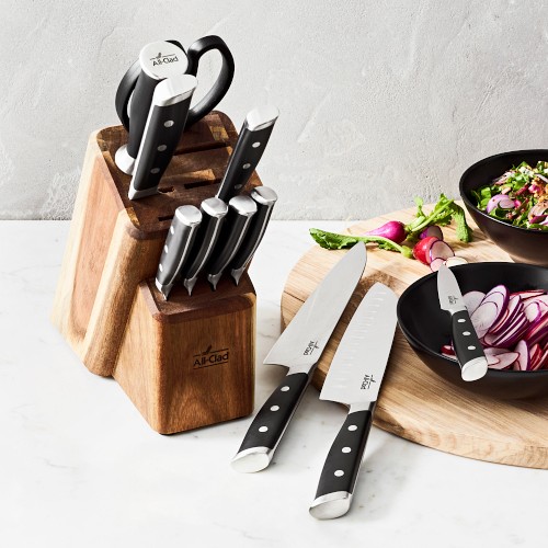 Online Designer Kitchen All-Clad Knife Block, Set of 12