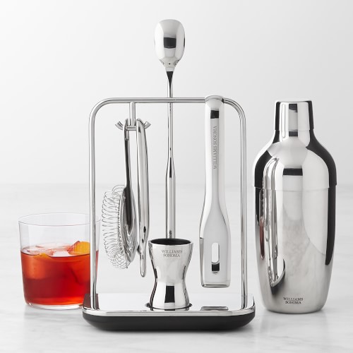 Online Designer Kitchen Williams Sonoma Encore Bar Tools Set and Double Wall Cocktail Shaker