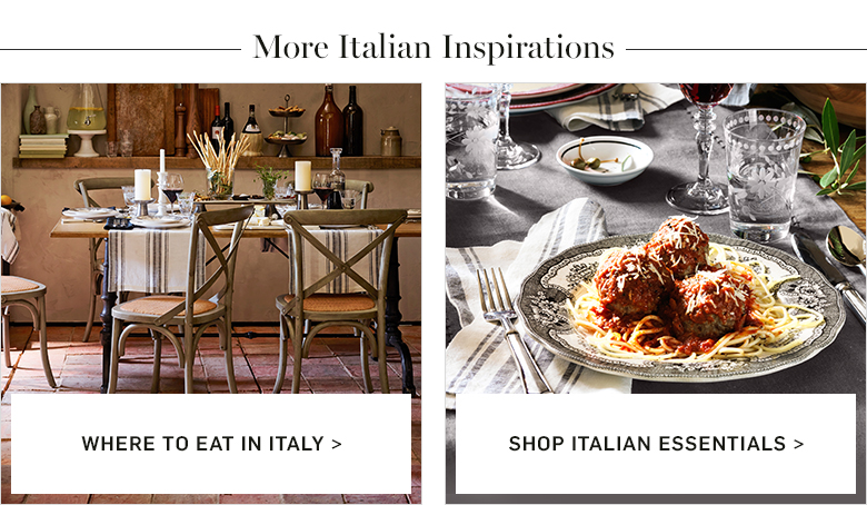More Italian Inspiration More Italian Inspiration