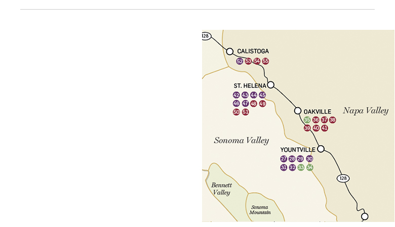 Wine Country Map Wine Country Map